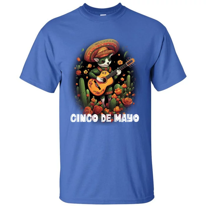 Cute Pembroke Welsh Dog Cinco De Mayo Mexican Holiday Attire Gift Tall T-Shirt