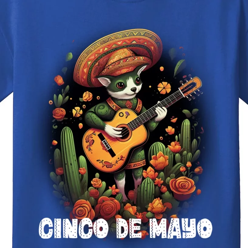 Cute Pembroke Welsh Dog Cinco De Mayo Mexican Holiday Attire Gift Kids T-Shirt