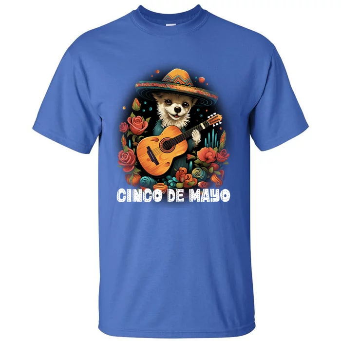 Cute Pembroke Welsh Dog Cinco De Mayo Mexican Party Gift Tall T-Shirt