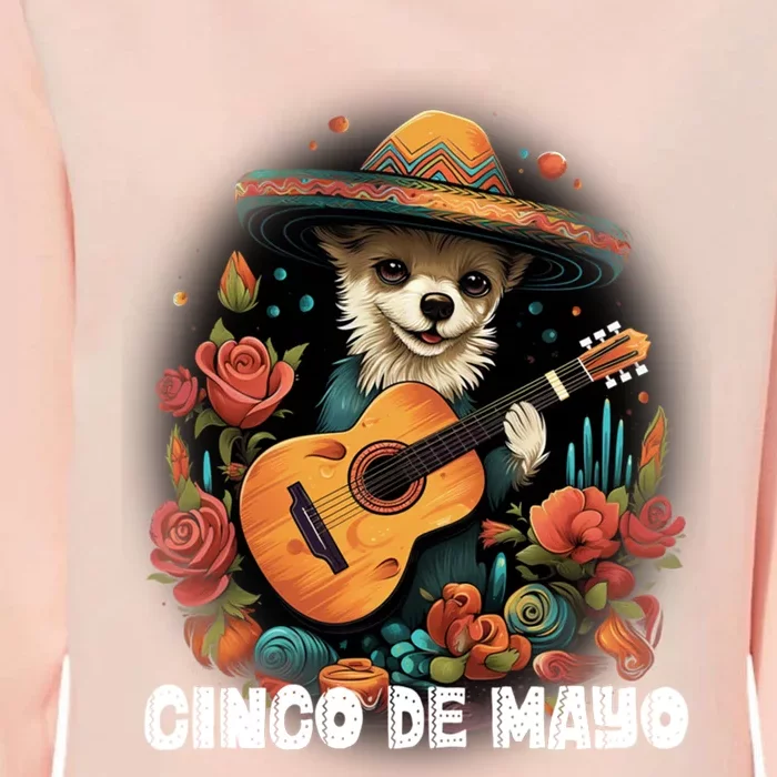 Cute Pembroke Welsh Dog Cinco De Mayo Mexican Party Gift Womens California Wash Sweatshirt