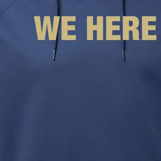 Coach Prime We Here Performance Fleece Hoodie