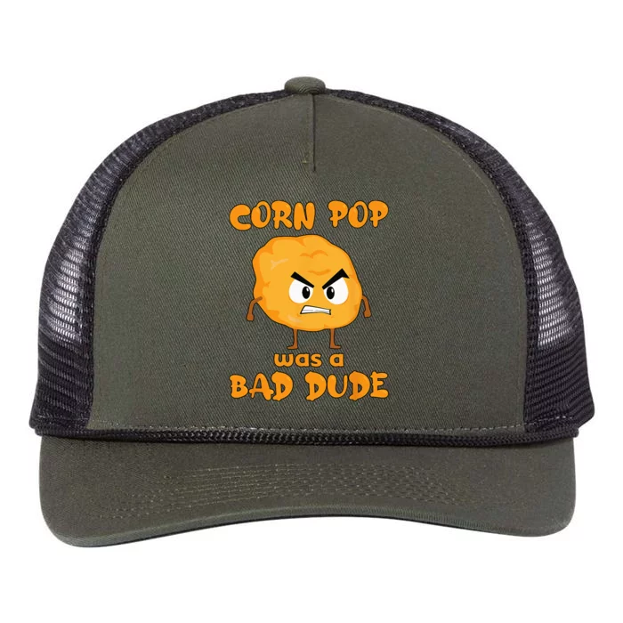 Corn Pop Was A Bad Dude Retro Rope Trucker Hat Cap