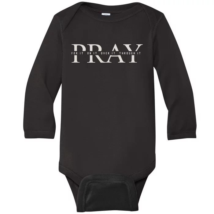 Christian Pray Women Of The Bible Christian Baby Long Sleeve Bodysuit