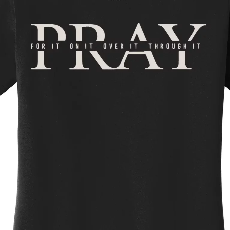 Christian Pray Women Of The Bible Christian Women's T-Shirt