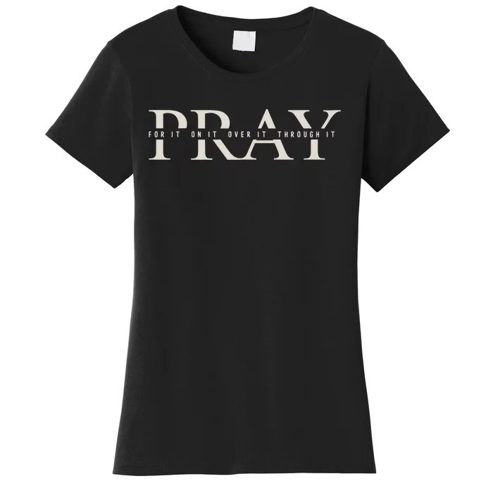 Christian Pray Women Of The Bible Christian Women's T-Shirt