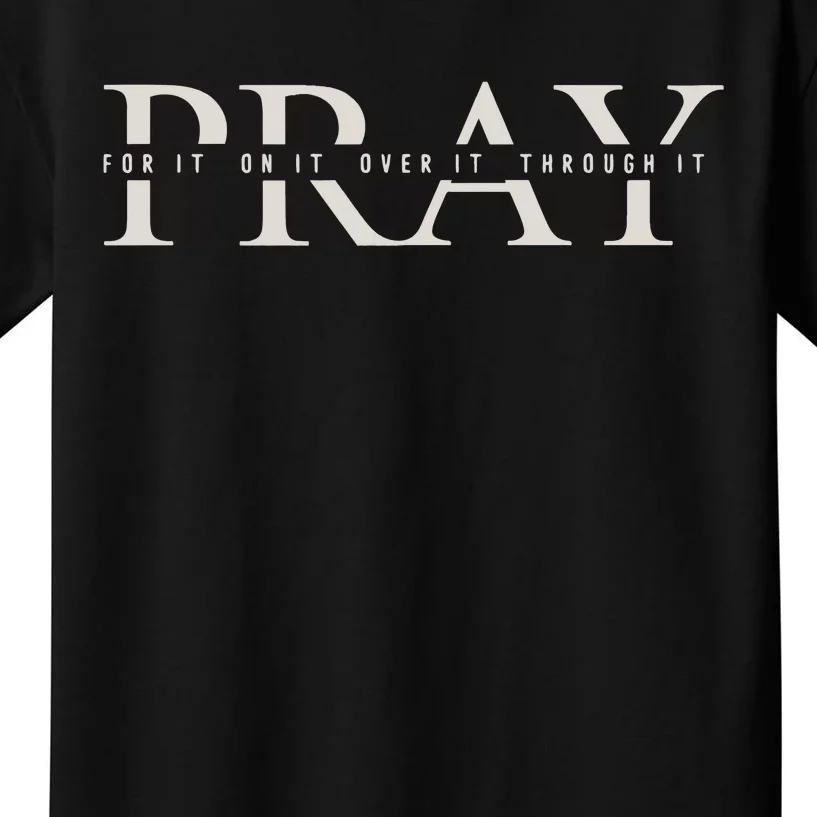 Christian Pray Women Of The Bible Christian Kids T-Shirt