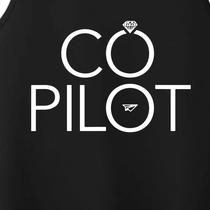 Co Pilot Wife Airplane Aviation Performance Tank