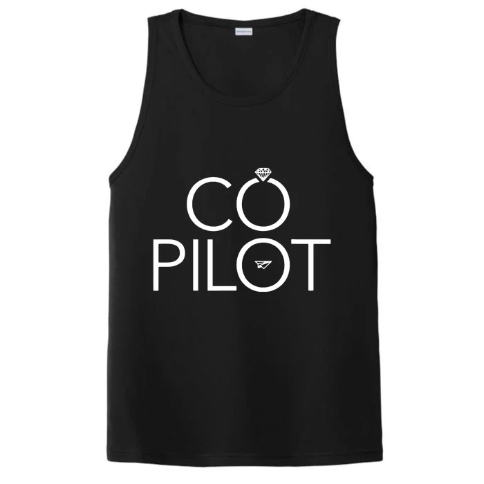 Co Pilot Wife Airplane Aviation Performance Tank