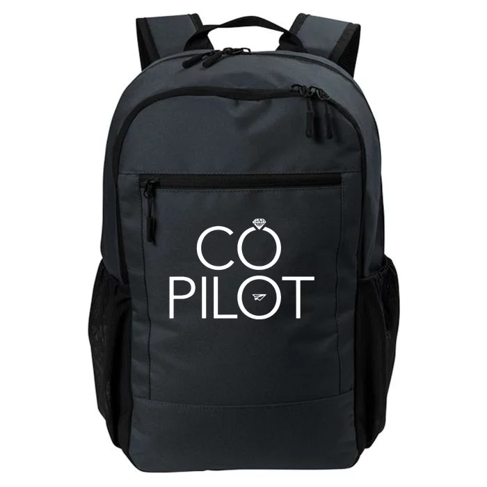 Co Pilot Wife Airplane Aviation Daily Commute Backpack