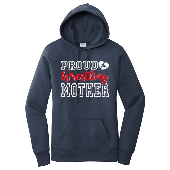 Cute Proud Wrestling Mother Mothers Day Christmas Women's Pullover Hoodie