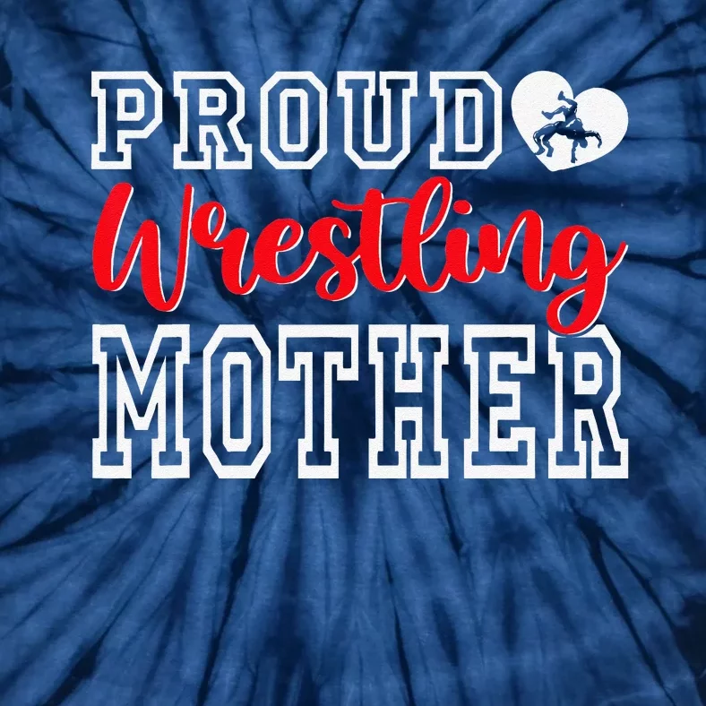 Cute Proud Wrestling Mother Mothers Day Christmas Tie-Dye T-Shirt