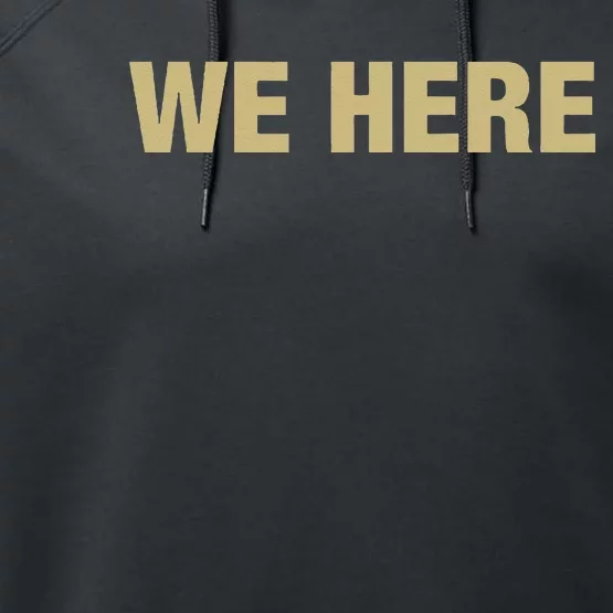 Coach Prime We Here Performance Fleece Hoodie