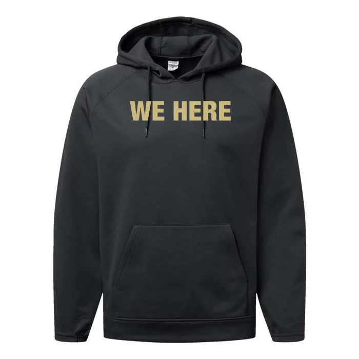 Coach Prime We Here Performance Fleece Hoodie