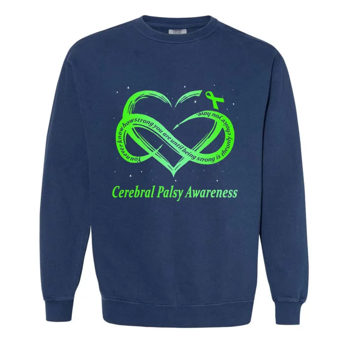 Cerebral Palsy Warrior CP Awareness Garment-Dyed Sweatshirt