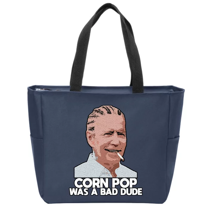 Corn Pop Was A Bad Dude Zip Tote Bag