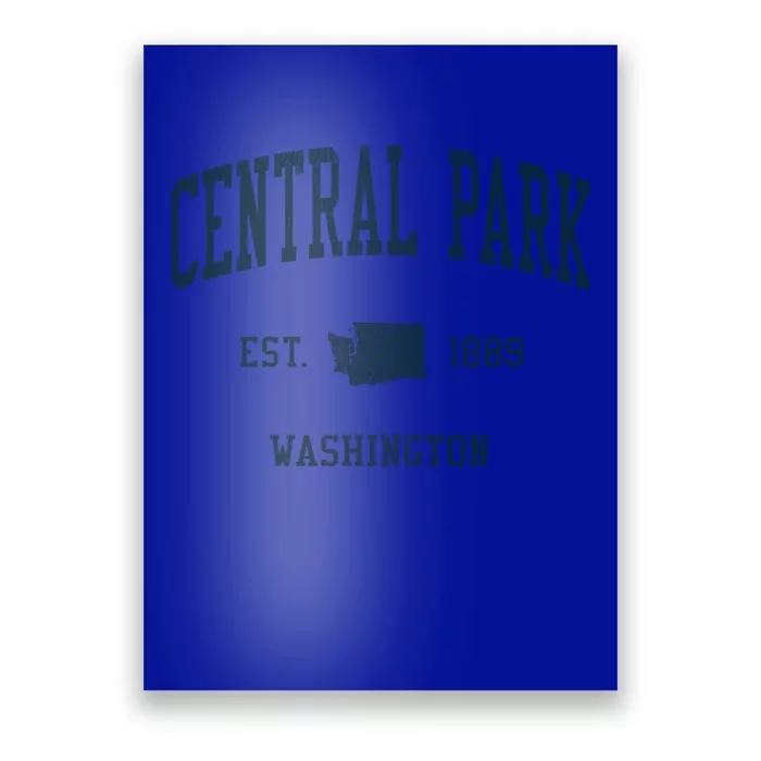 Central Park Wa Vintage Athletic Sports Jsn1 Gift Poster