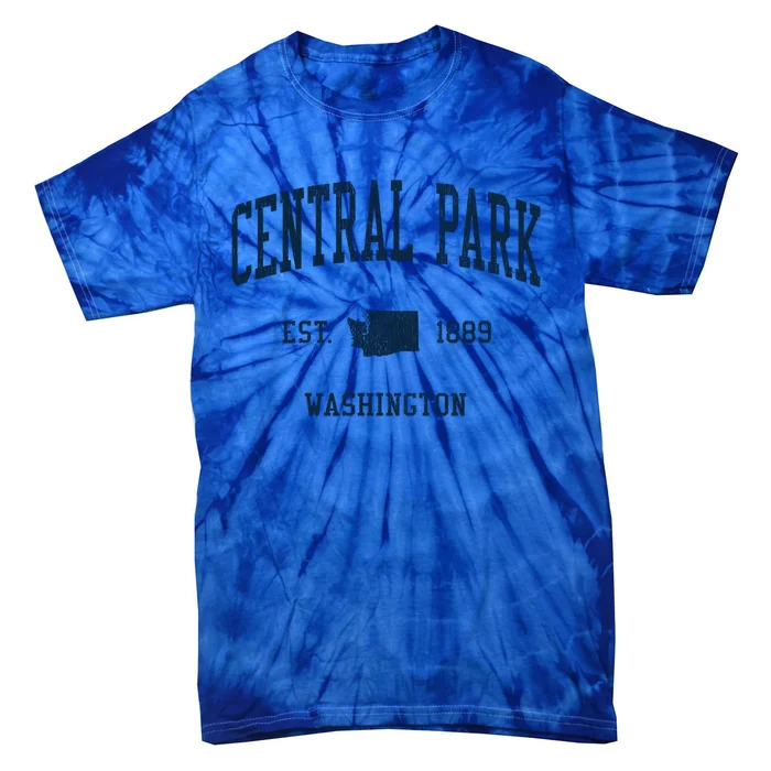 Central Park Wa Vintage Athletic Sports Jsn1 Gift Tie-Dye T-Shirt