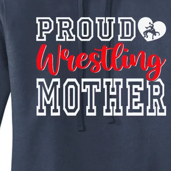 Cute Proud Wrestling Mother Mothers Day Christmas Women's Pullover Hoodie