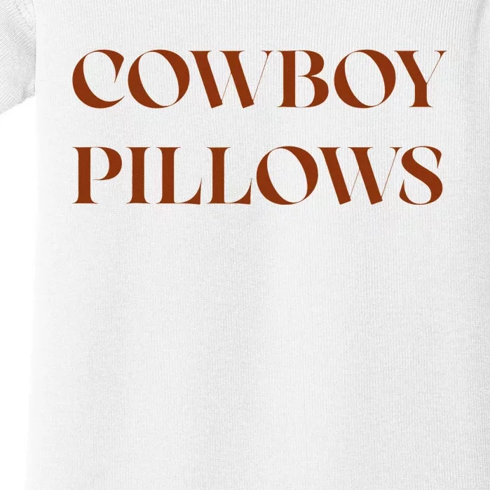 Cow pillows Western Country Southern Cowgirls Baby Bodysuit