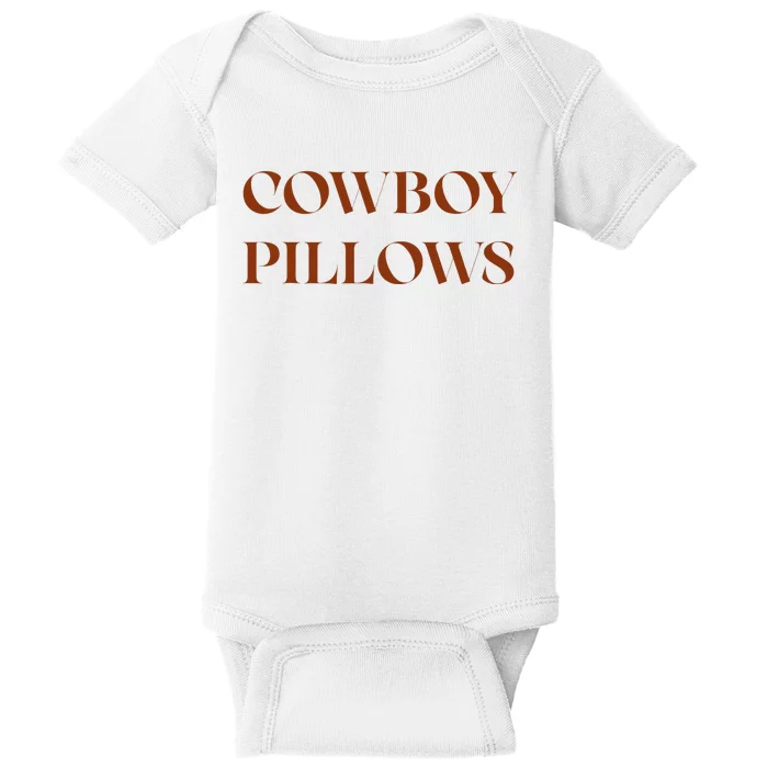 Cow pillows Western Country Southern Cowgirls Baby Bodysuit