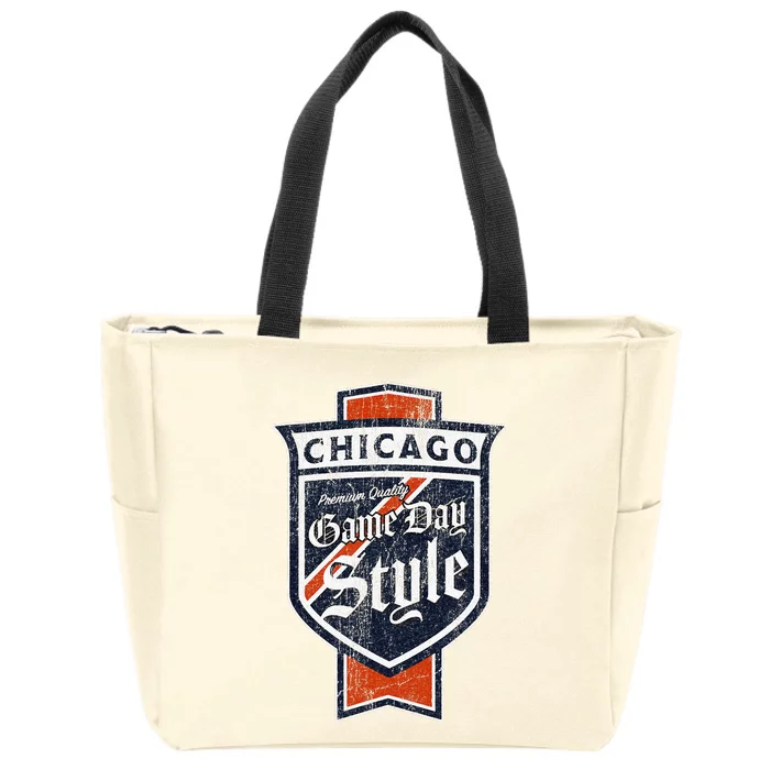 Chicago Pride Windy City Classic Beer Label Zip Tote Bag