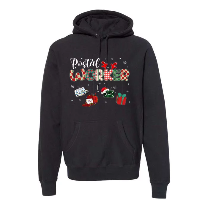 Christmas Postal Worke Xmas Holiday Premium Hoodie