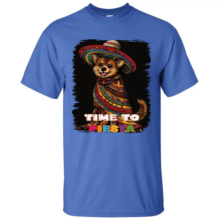 Cute Pembroke Welsh Dog Cinco De Mayo Mexican Fiesta Great Gift Tall T-Shirt