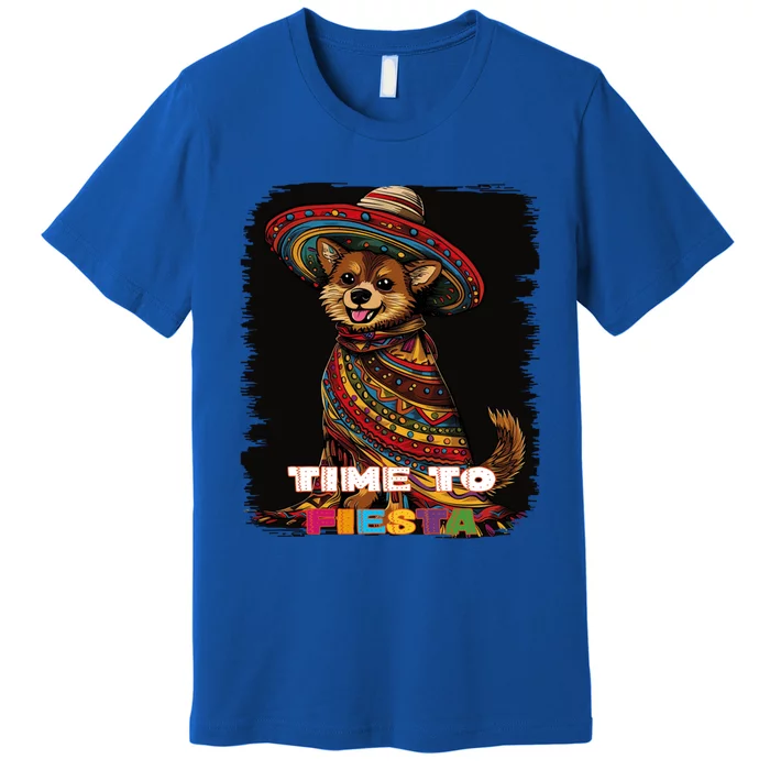 Cute Pembroke Welsh Dog Cinco De Mayo Mexican Fiesta Great Gift Premium T-Shirt