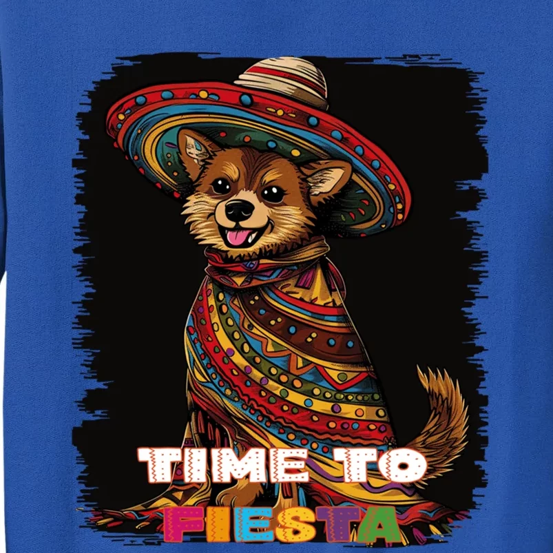 Cute Pembroke Welsh Dog Cinco De Mayo Mexican Fiesta Great Gift Tall Sweatshirt