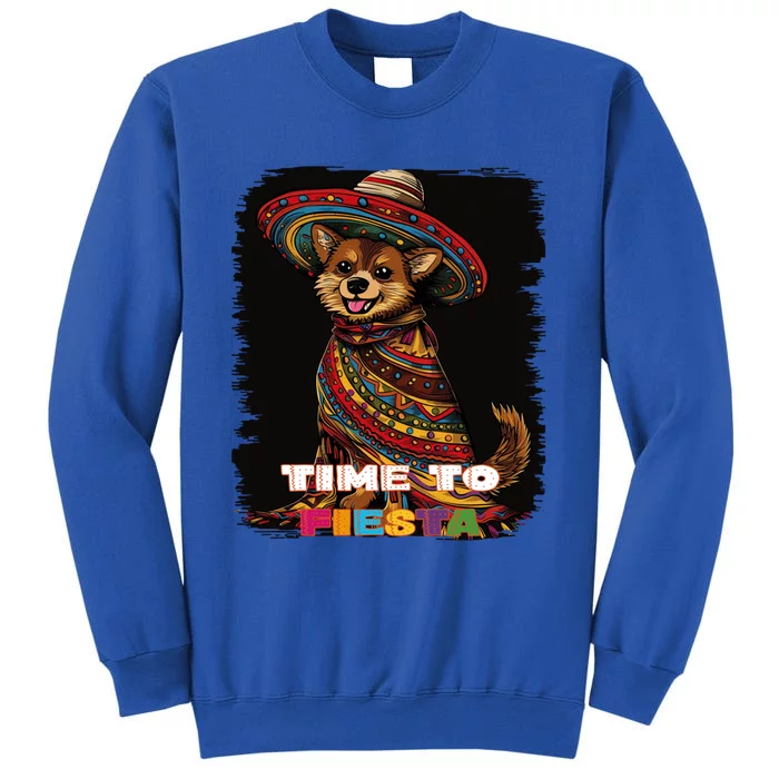 Cute Pembroke Welsh Dog Cinco De Mayo Mexican Fiesta Great Gift Tall Sweatshirt