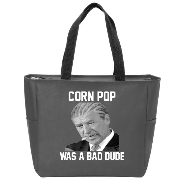 Corn Pop Was A Bad Dude Joe Biden Parody Zip Tote Bag