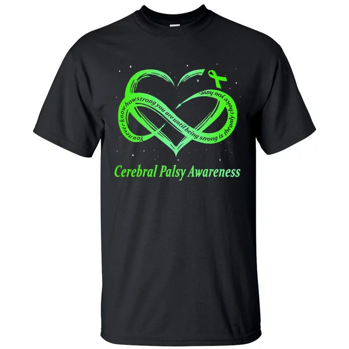 Cerebral Palsy Warrior CP Awareness Tall T-Shirt