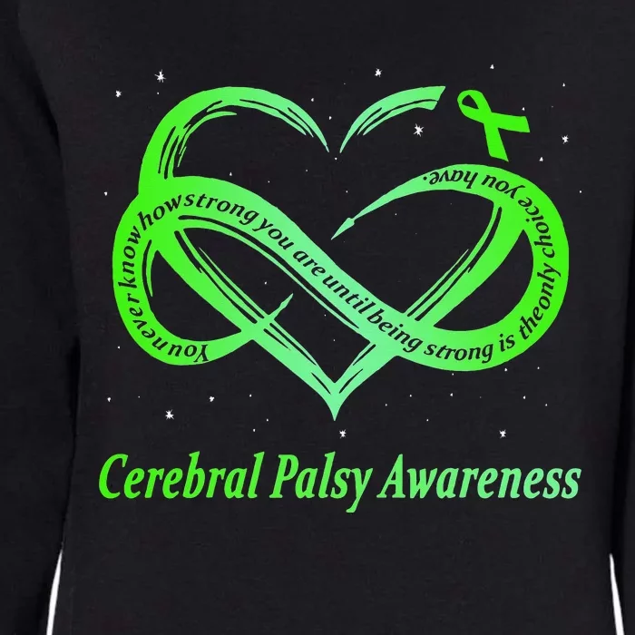 Cerebral Palsy Warrior CP Awareness Womens California Wash Sweatshirt