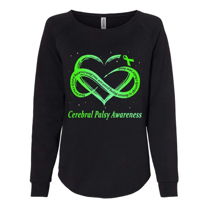 Cerebral Palsy Warrior CP Awareness Womens California Wash Sweatshirt