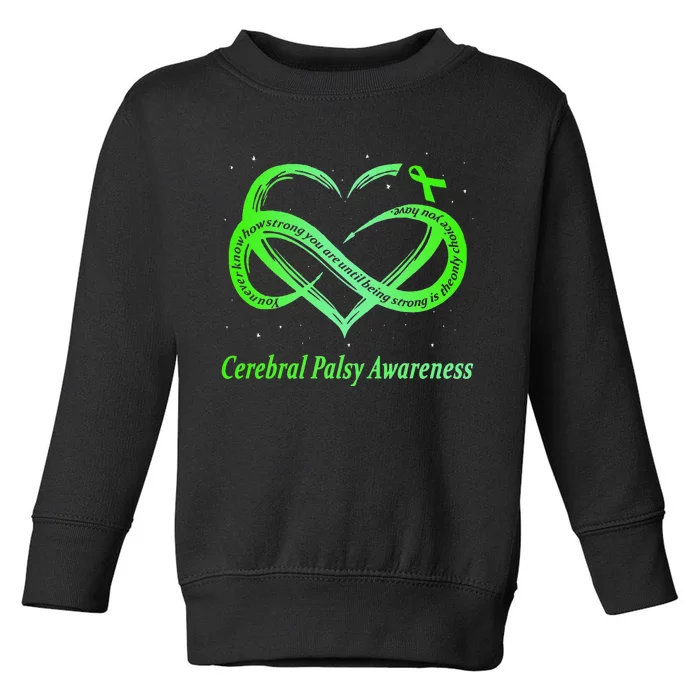 Cerebral Palsy Warrior CP Awareness Toddler Sweatshirt