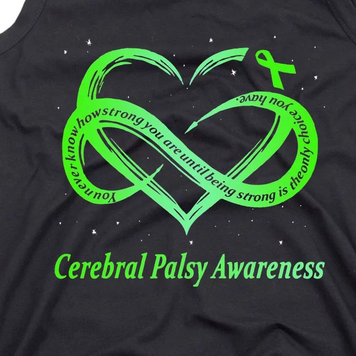 Cerebral Palsy Warrior CP Awareness Tank Top