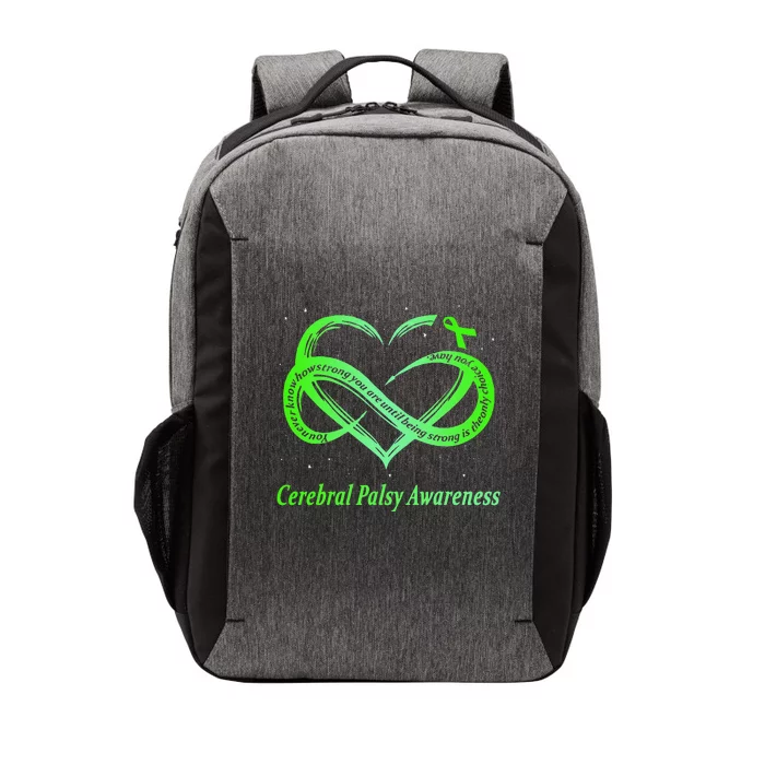 Cerebral Palsy Warrior CP Awareness Vector Backpack