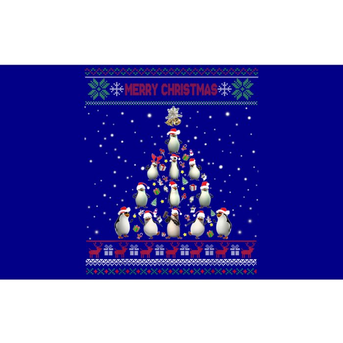 Cute Penguin Xmas Tree Ugly Christmas Funny Gift Boys Girls Great Gift Bumper Sticker