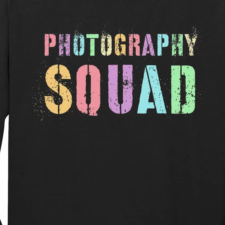 Cute Photography Yearbook Squad Publishing Camera Pictures Tall Long Sleeve T-Shirt