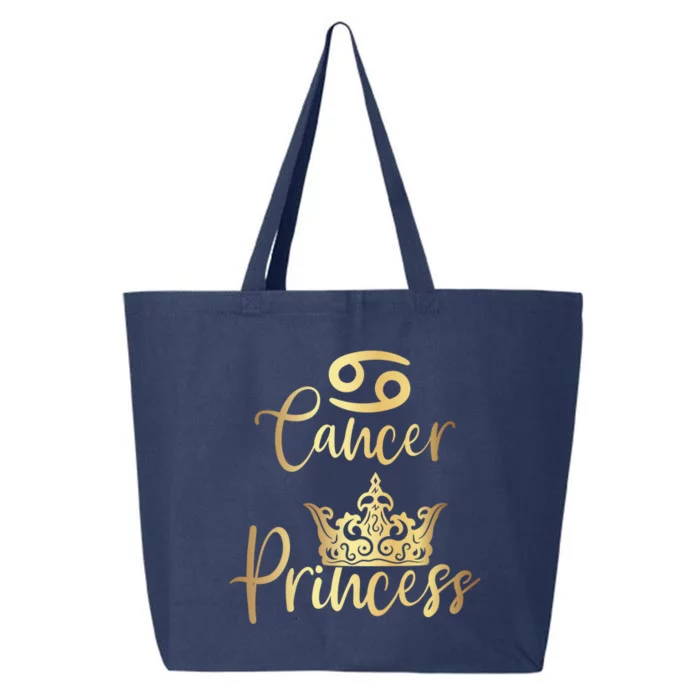 Cancer Princess Zodiac Funny Gift 25L Jumbo Tote