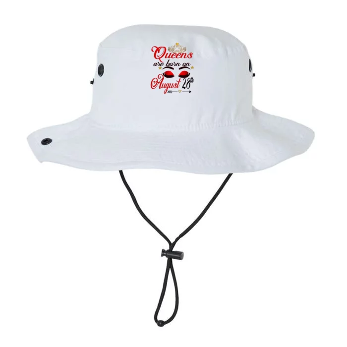 Cute Queens Are Born On August 28th Virgo Birthday Gift Legacy Cool Fit Booney Bucket Hat