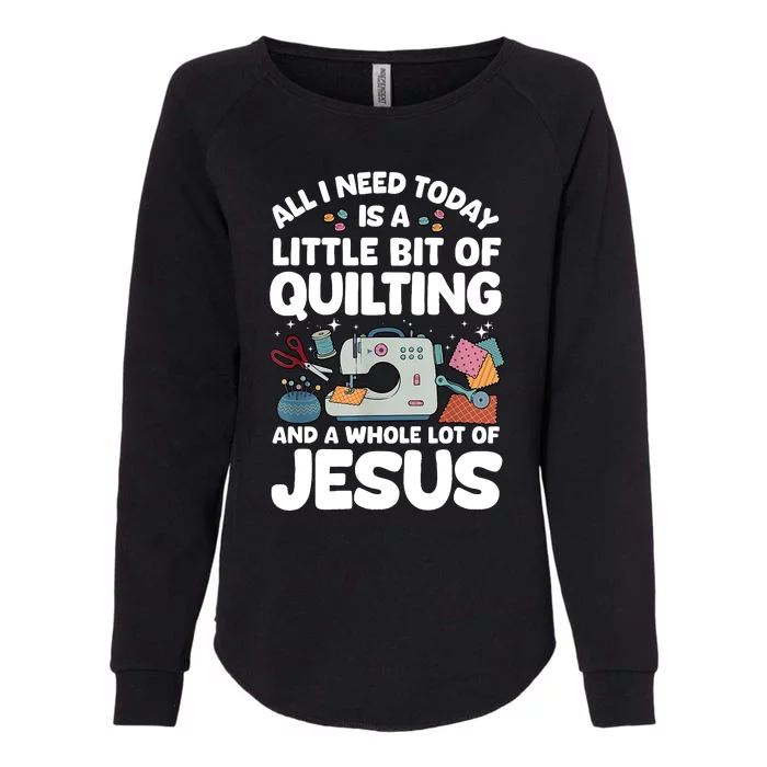 Cool Quilting Art Sewing Quilt Lover Quilter Womens California Wash Sweatshirt