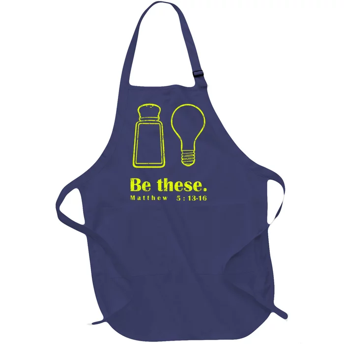 Cool Quote Be Salt And Light New Full-Length Apron With Pocket