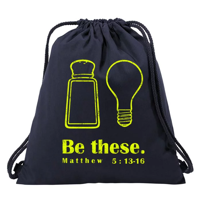 Cool Quote Be Salt And Light New Drawstring Bag