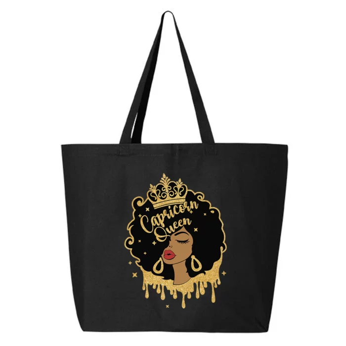 capricorn queen birthday for  capricorn zodiac 25L Jumbo Tote