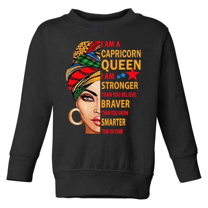 capricorn queen birthday for wo capricorn zodiac Toddler Sweatshirt