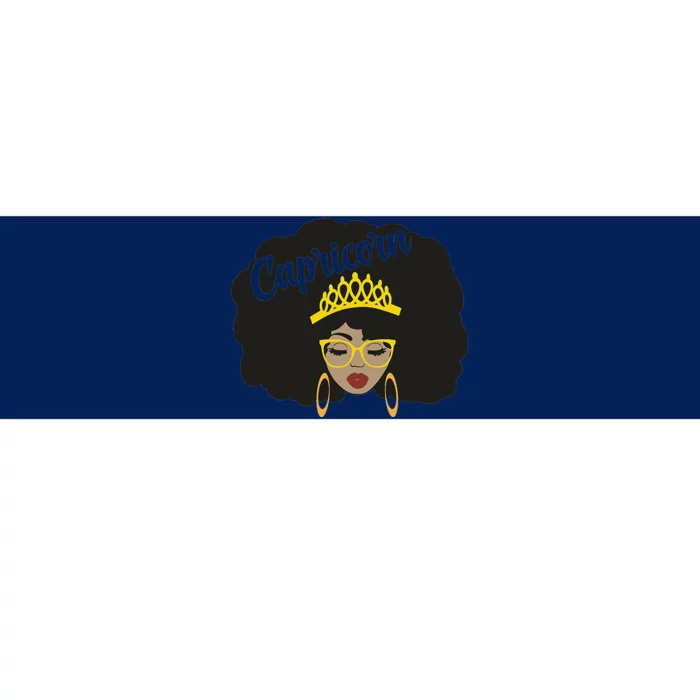 Capricorn Queen Black  Magic Afro Dope Black History Tee Bumper Sticker