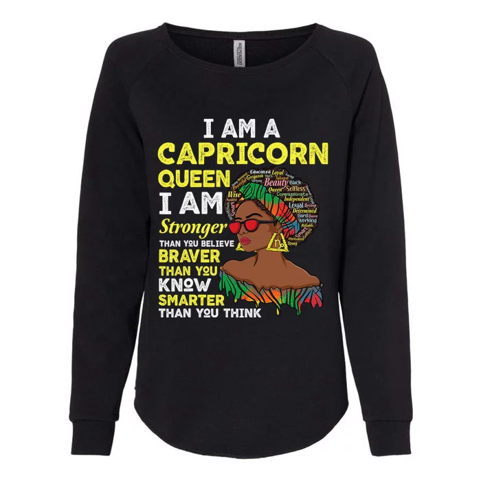 capricorn queen birthday for  capricorn zodiac Womens California Wash Sweatshirt