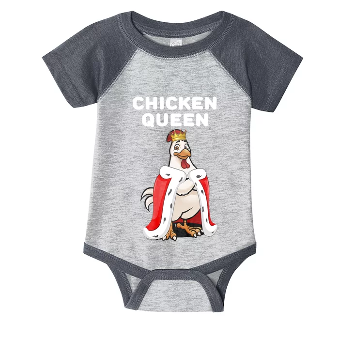 Chicken Queen Infant Baby Jersey Bodysuit