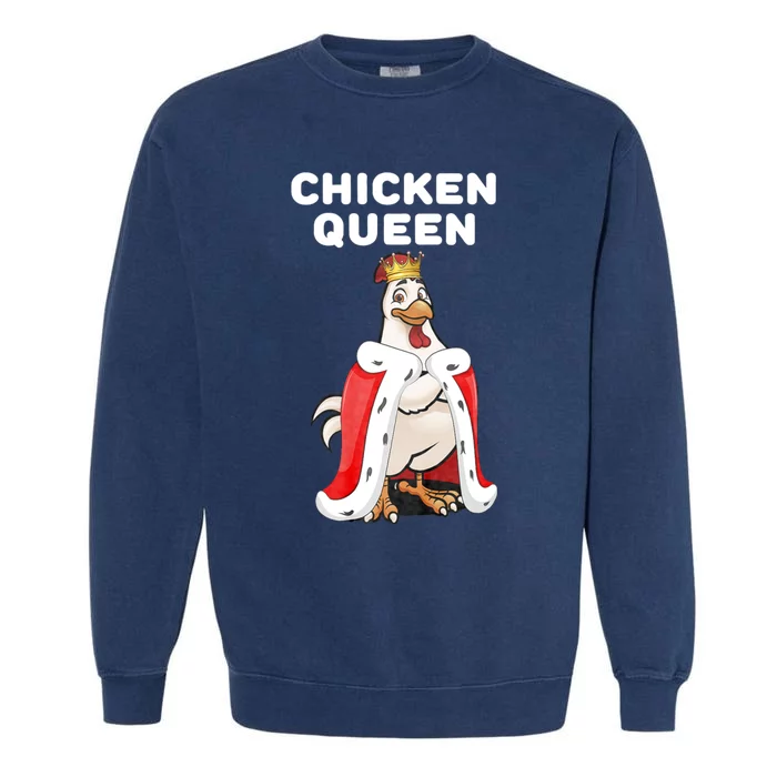 Chicken Queen Garment-Dyed Sweatshirt